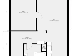 Pronájem bytu 2+kk, Brno, Za Kněžským hájkem, 62 m2
