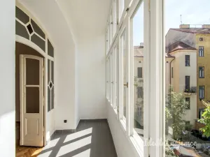 Pronájem bytu 3+1, Praha - Karlín, Vítkova, 94 m2