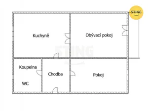 Prodej bytu 2+kk, Ostrava, Jubilejní, 49 m2