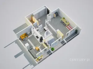 Prodej bytu 3+1, Děčín, Oblouková, 74 m2