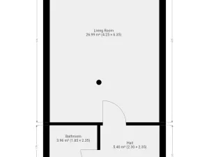 Pronájem bytu 1+kk, Praha - Prosek, Trmická, 36 m2