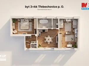 Prodej bytu 3+1, Třebechovice pod Orebem, Pod zahrady, 69 m2