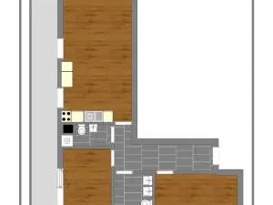 Pronájem bytu 3+kk, Praha - Hostivař, U hostivařského nádraží, 126 m2