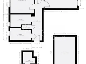 Pronájem bytu 2+1, České Budějovice - České Budějovice 5, Dobrovodská, 47 m2