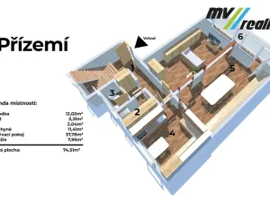 Prodej rodinného domu, Kostelec nad Černými lesy, Sportovní, 156 m2