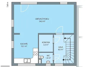 Prodej rodinného domu, Káraný, 97 m2