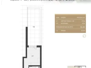 Prodej bytu 1+kk, Brno, Rotalova, 24 m2