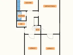 Prodej bytu 3+1, Pošná, 67 m2