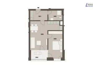 Pronájem bytu 2+kk, Praha - Třebonice, Do zahrádek II, 59 m2