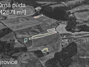 Prodej pole, Bystřice - Jírovice, 42871 m2