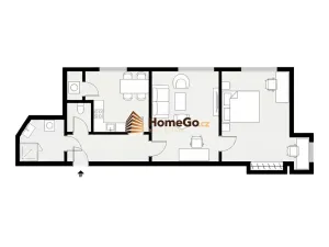 Pronájem bytu 3+kk, Praha - Nusle, Žateckých, 65 m2