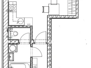 Pronájem bytu 2+kk, Brno, Anenská, 51 m2
