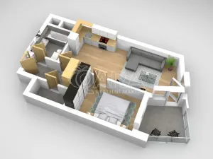 Pronájem bytu 2+kk, Praha - Stodůlky, Ferrariho, 60 m2