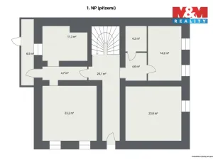 Prodej rodinného domu, Hroznětín, Mlýnská, 327 m2