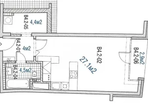 Prodej bytu 1+kk, Praha - Smíchov, Jindřicha Plachty, 40 m2