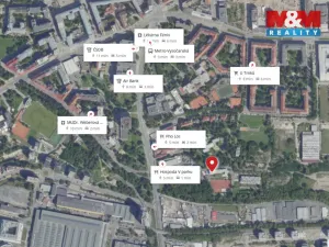 Pronájem bytu 1+kk, Praha - Vysočany, U Lidového domu, 17 m2