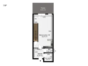 Pronájem bytu 3+kk, Lochenice, 103 m2