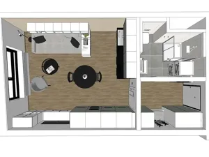 Prodej bytu 1+kk, Praha, Milánská, 35 m2