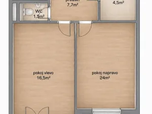 Pronájem bytu 2+kk, Brno - Medlánky, K Babě, 63 m2