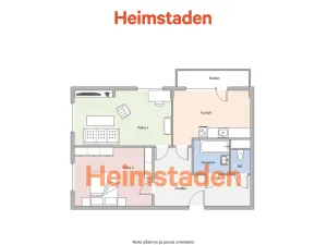 Pronájem bytu 2+1, Frýdek-Místek - Místek, Československé armády, 64 m2