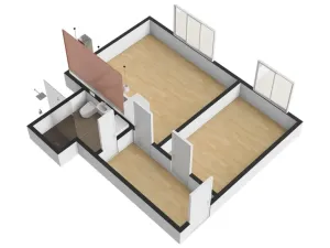 Pronájem bytu 2+kk, Praha - Žižkov, Jeseniova, 48 m2