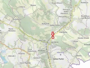 Prodej podílu lesa, Hronov, 1326 m2