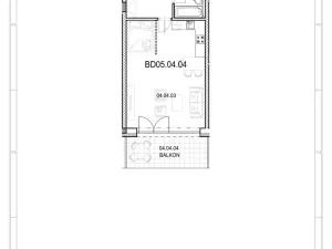 Prodej bytu 1+kk, Beroun - Beroun-Město, Nepilova, 48 m2