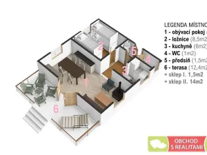 Prodej chaty, Kamenný Přívoz, 35 m2