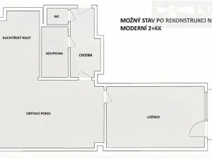 Prodej bytu 2+1, Příbram, Bratří Čapků, 53 m2