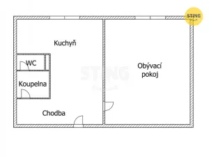 Pronájem bytu 1+1, Ostrava - Poruba, 38 m2