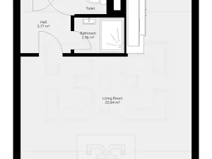 Pronájem bytu 1+kk, Rakovník, V Jamce, 33 m2
