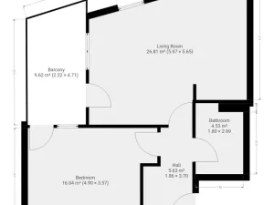 Pronájem bytu 2+kk, Praha - Nusle, Pod Děkankou, 59 m2