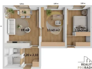 Prodej bytu 3+kk, Opava - Kateřinky, Na Pastvisku, 51 m2