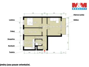 Prodej bytu 3+1, Plzeň - Severní Předměstí, Strážnická, 62 m2