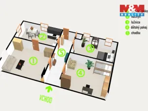 Prodej rodinného domu, Nová Ves u Chotěboře, 110 m2