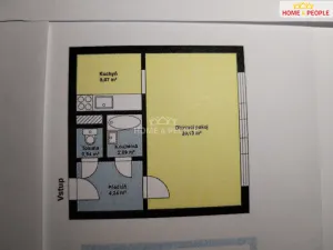 Pronájem bytu 1+1, Nymburk, Růžová, 33 m2