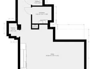 Pronájem bytu 1+kk, Brno - Královo Pole, Poděbradova, 45 m2
