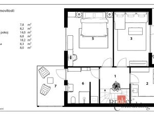 Pronájem bytu 2+1, Mladá Boleslav - Čejetičky, Šrámkova, 63 m2