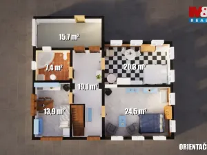 Prodej rodinného domu, Staré Křečany, 110 m2