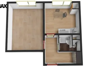 Pronájem bytu 1+1, Hradec Králové - Moravské Předměstí, Štefánikova, 36 m2