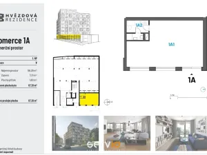 Pronájem obchodního prostoru, Brno - Zábrdovice, Hvězdová, 67 m2