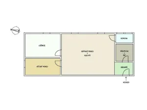 Prodej bytu 3+kk, Trutnov - Poříčí, Sokolská, 82 m2