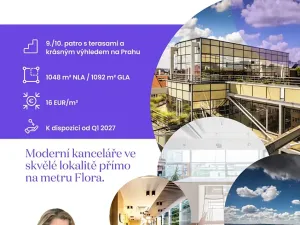 Pronájem kanceláře, Praha - Žižkov, Vinohradská, 1048 m2