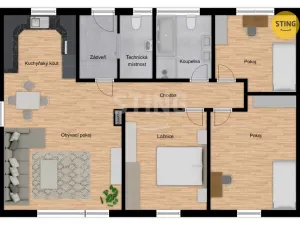 Prodej rodinného domu, Rychvald, Jabloňová, 93 m2