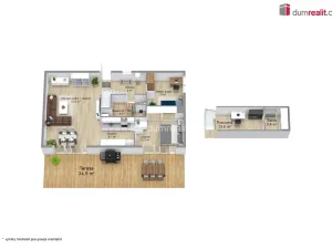 Prodej rodinného domu, Habartov - Horní Částkov, Na Rovince, 103 m2