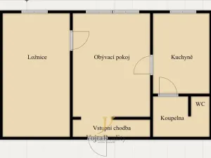 Prodej bytu 2+1, Lutín, Na Sídlišti, 45 m2