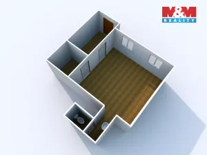 Pronájem obchodního prostoru, Teplice, U nádraží, 30 m2