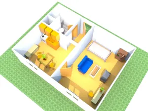 Prodej bytu 1+1, Ústí nad Labem - Severní Terasa, Kmochova, 34 m2