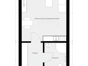 Pronájem bytu 1+kk, Plzeň, Jablonského, 28 m2