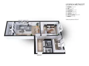 Prodej bytu 2+1, Ostrava - Hrabůvka, Provaznická, 50 m2